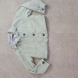 Zara Crop Linen Jacket
